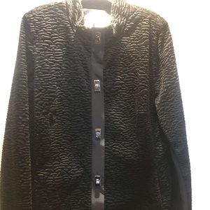 Cabi Vintage Carol Anderson Velvet Toggle Jacket L